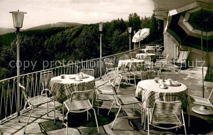 Winterberg Hochsauerland Hotel Pension Parkhaus Terrasse