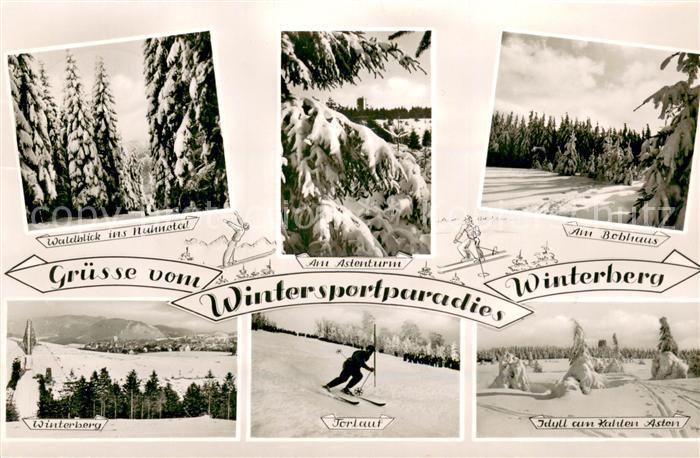 Winterberg Hochsauerland Nuhnetal Am Astenturm Am Bobhaus Panorama Torlauf Kahle