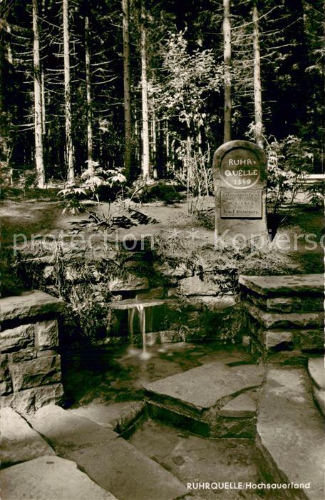 Niedersfeld Ruhrquelle