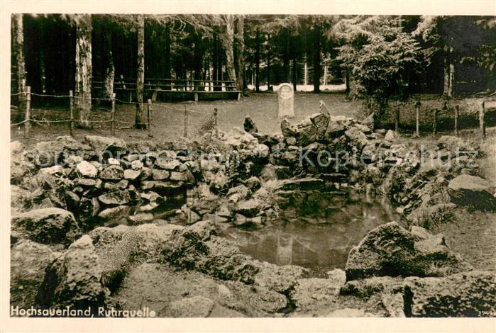 Winterberg Hochsauerland Ruhrquelle