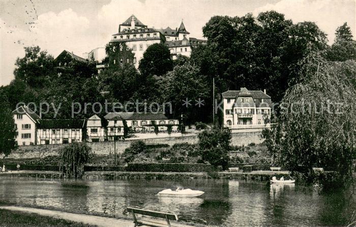 Blankenheim Ahr Weiher mit Blick zur Burg