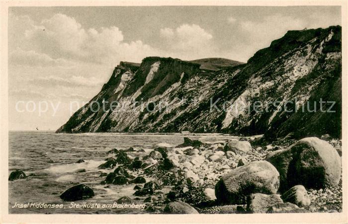 Insel Hiddensee Steilkueste am Bakenberg