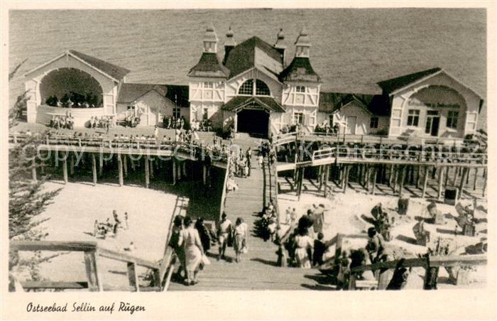 Sellin Ruegen Ostseebad Seebruecke