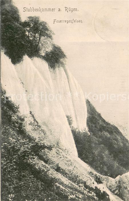 Stubbenkammer Ruegen Feuerregenfelsen