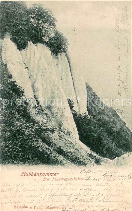 Stubbenkammer Ruegen Der Feuerregen Felsen
