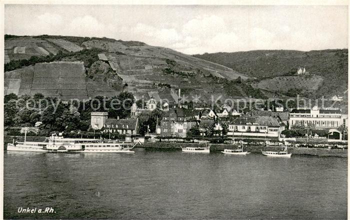 Unkel Rhein Panorama Rheindampfer