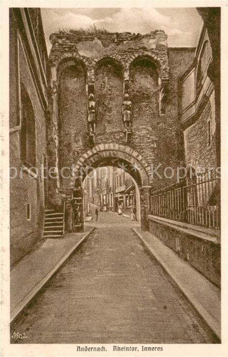 Andernach Rhein Rheinland-Pfalz Rheintor Inneres