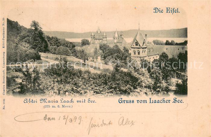 Maria Laach Kloster Abtei Maria Laach mit See