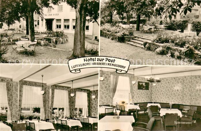 Rengsdorf Hotel zur Post Gartenpartie Speisesaal