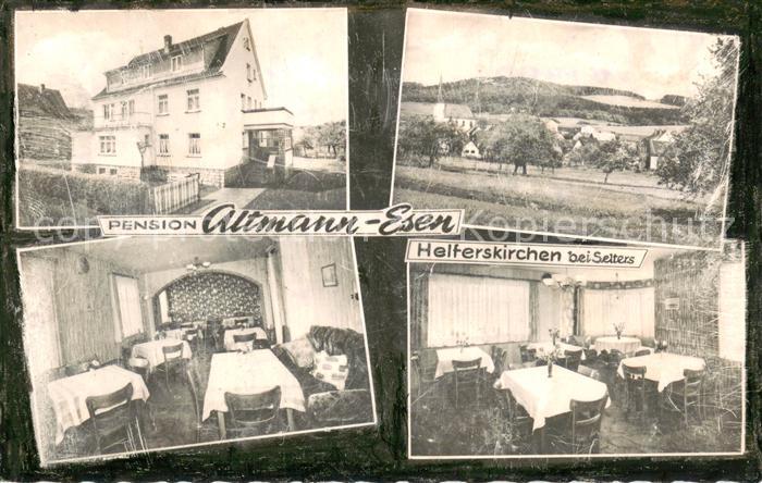 Helferskirchen Pension Altmann Esen Panorama Gastraeume