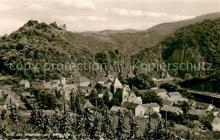 Altenahr Panorama mit Burg Ahr