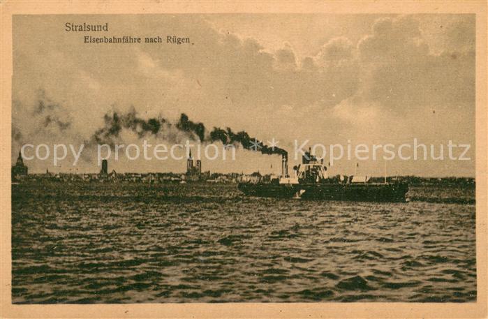 Stralsund Eisenbahnfaehre nach Ruegen