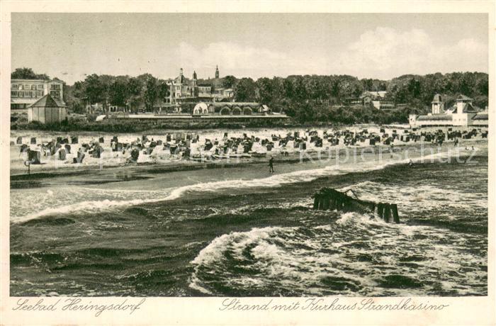Heringsdorf Ostseebad Usedom Strand mit Kurhaus Strandcasino