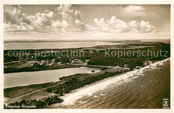 Koelpinsee Usedom Fliegeraufnahme aus etwa 150 m Hoehe