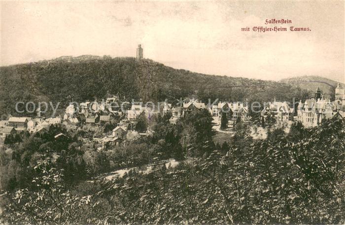 Falkenstein Taunus Teilansicht mit Offizierheim Taunus