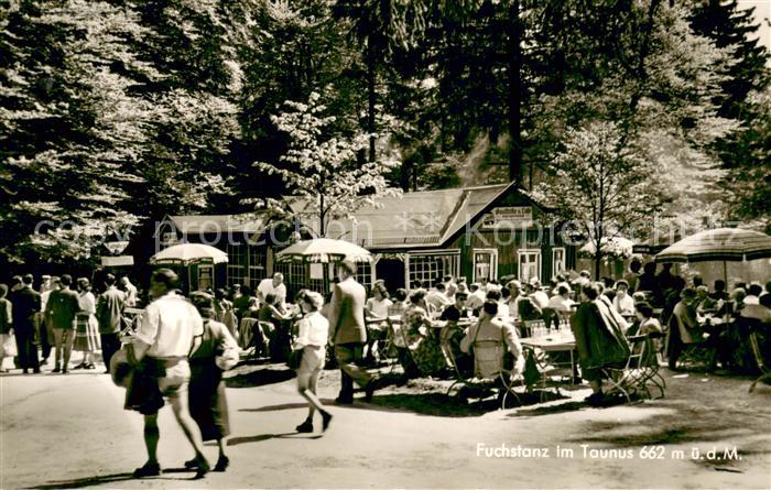 Koenigstein Taunus Gaststaette Fuchstanz Gartenrestaurant