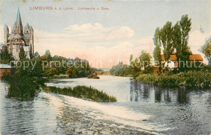 Limburg Lahn Lahnpartie und Dom