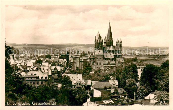 Limburg Lahn Gesamtansicht mit Dom