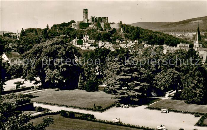 Koenigstein Taunus Panorama Heilklimatischer Hoehenkurort mit Burgruine