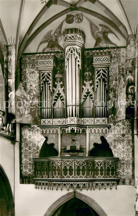 Kiedrich Pfarrkirche Orgel vor 1500 aelteste Orgel Deutschlands