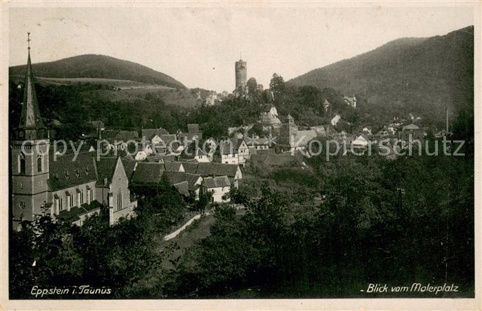 Eppstein Taunus Panorama Blick vom Malerplatz