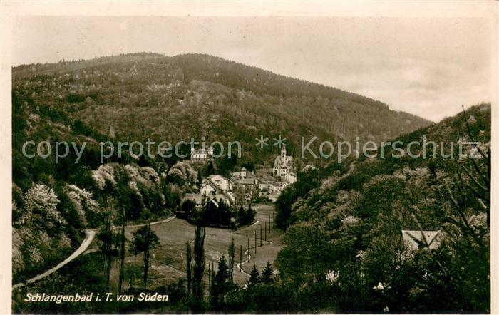 Schlangenbad Taunus Panorama Blick von Sueden