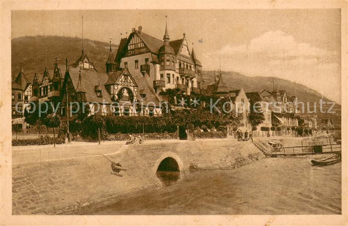 Assmannshausen Gasthaus zur Krone Kuenstlerheim