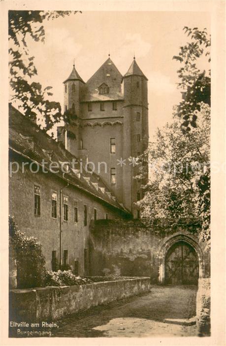 Eltville Rhein Burgeingang