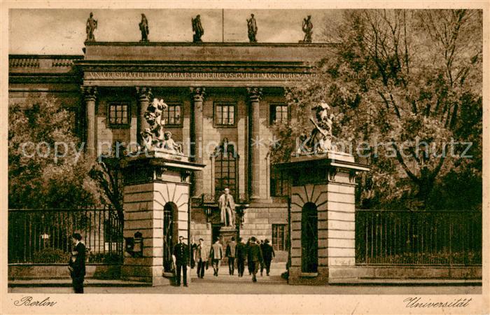BERLIN CITY Universitaet Denkmal