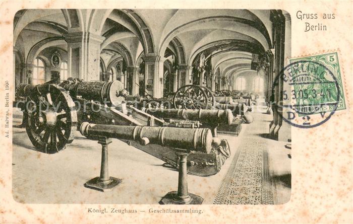 BERLIN CITY Koenigliches Zeughaus Geschuetzsammlung
