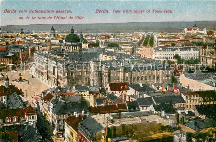BERLIN CITY vom Rathausturm gesehen