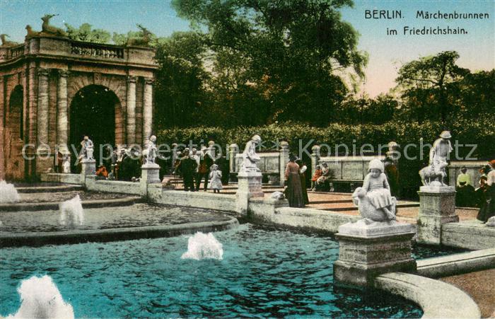 BERLIN  CITY Maerchenbrunnen im Friedrichshain