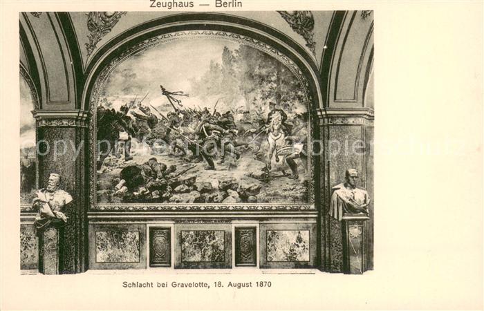 Gravelotte 57 Moselle Schlacht bei Gravelotte August 1870 Gemaelde im Zeughaus