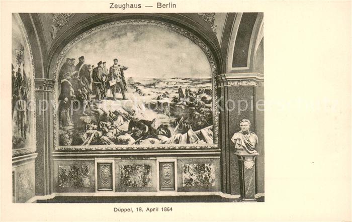BERLIN  CITY Dueppel April 1864 Denkmal Gemaelde im Zeughaus