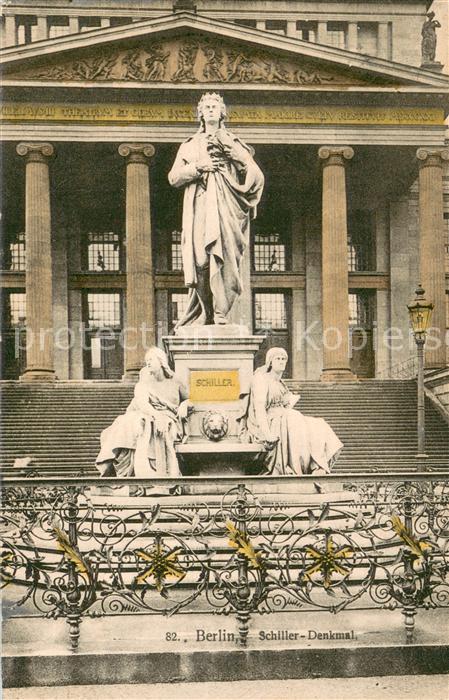 BERLIN  CITY Schiller Denkmal
