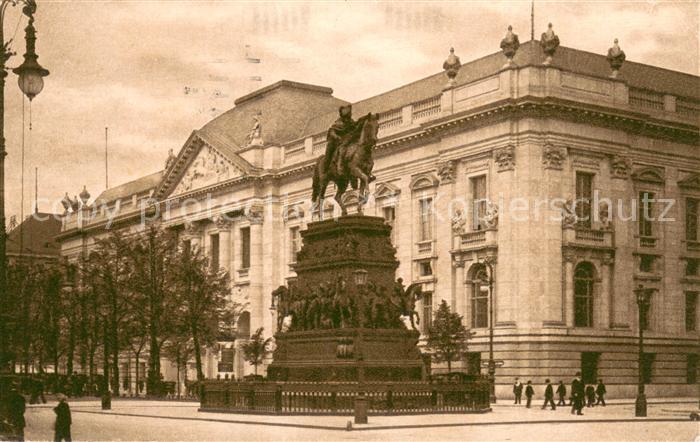 BERLIN  CITY Koenigliche Bibliothek Denkmal Friedrich der Grosse
