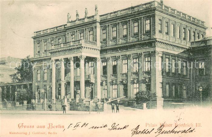 BERLIN  CITY Palais Kaiser Friedrich III