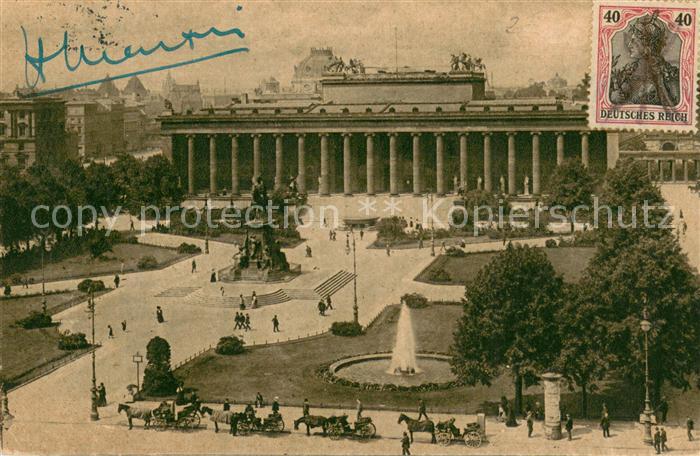 BERLIN  CITY Lustgarten Altes Museum