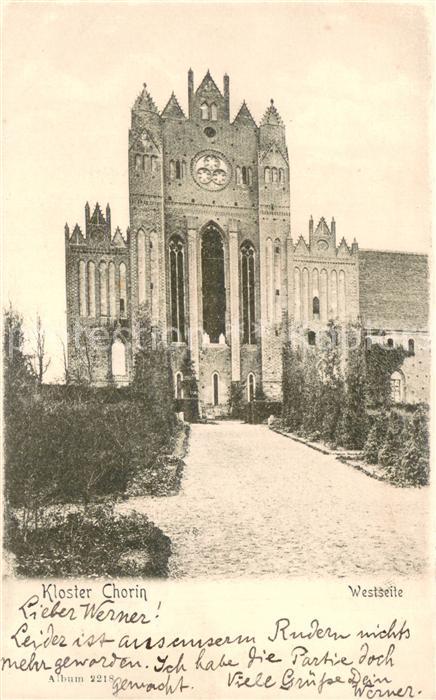 Chorin Kloster Westseite