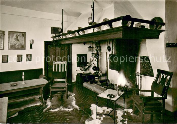 Kronenburg Eifel Schlosshotel Das Burghaus Alte Burgkueche Kamin