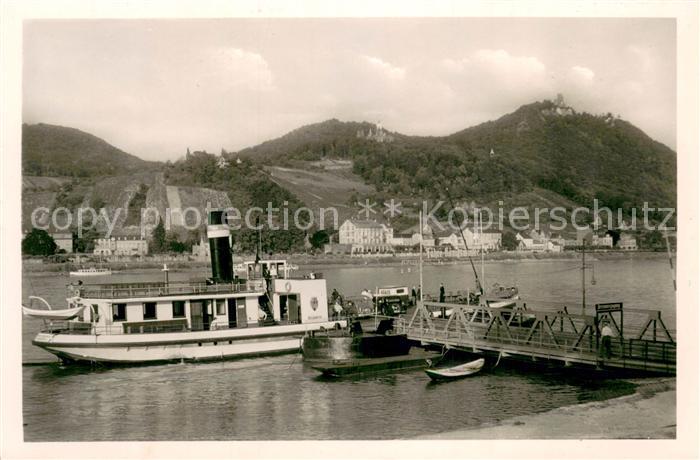 Mehlem Godesberg Bonn Faehre nach Koenigswinter Siebengebirge
