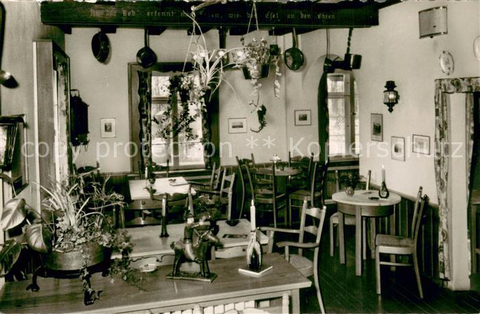 Bad Salzschlirf Waldgaststaette Marienlust Gastraum