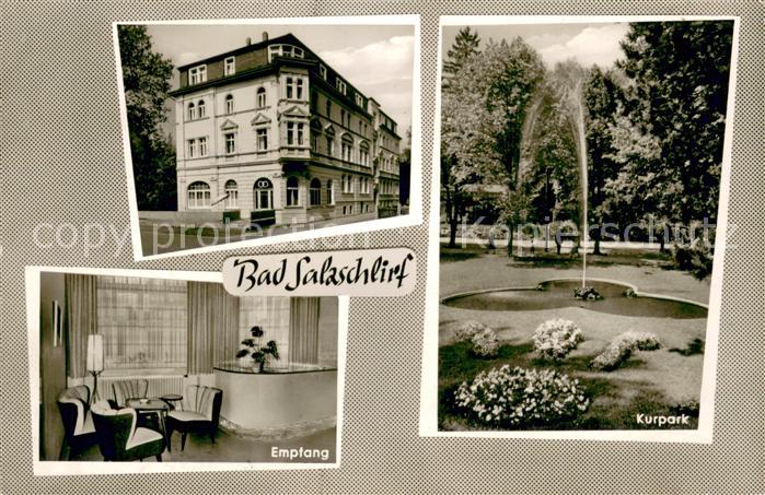 Bad Salzschlirf Hotel Kaiserhof Empfang Kurpark
