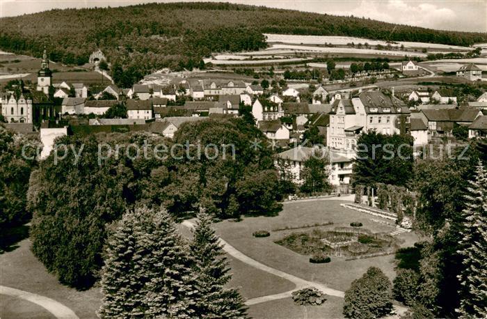 Bad Salzschlirf Teilansicht mit Mariengrotte