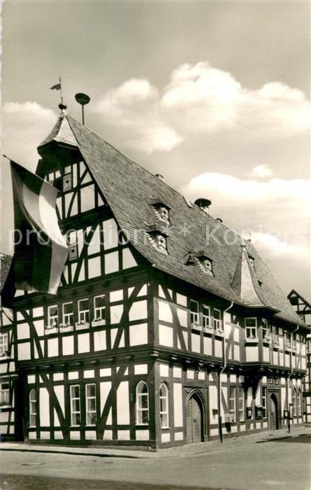 Schotten Hessen Rathaus Fachwerkhaus