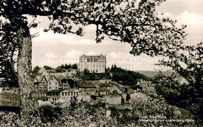Lichtenberg Odenwald Panorama Hoehenluftkurort Hotel Schellhaas