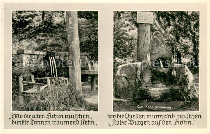 Bad Koenig Odenwald Erlenbrunnen Gesundheitsbrunnen