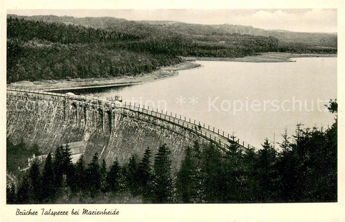 Marienheide Brucher Talsperre Sperrmauer
