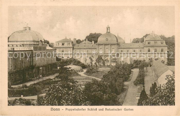 Bonn Rhein Poppelsdorfer Schloss und Botanischer Garten