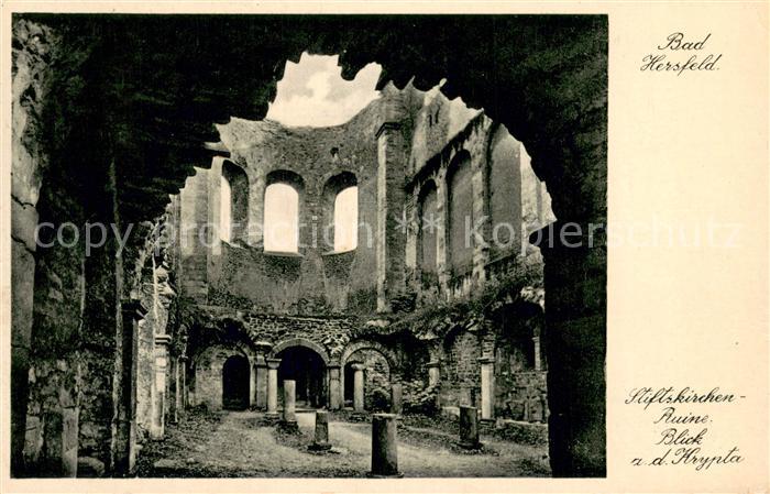 Bad Hersfeld Stiftskirche Ruine Krypta